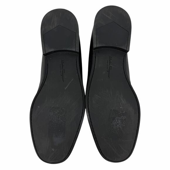 Salvatore Ferragamo Grandioso Gancini Bit Leather Loafer Black Size 10D/ 11 main image 8